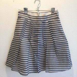 Classic J. Crew striped A-line skirt. Size 4 - 6